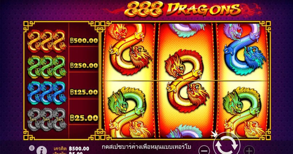 เกมสล็อต 888 dragons ของ fun88